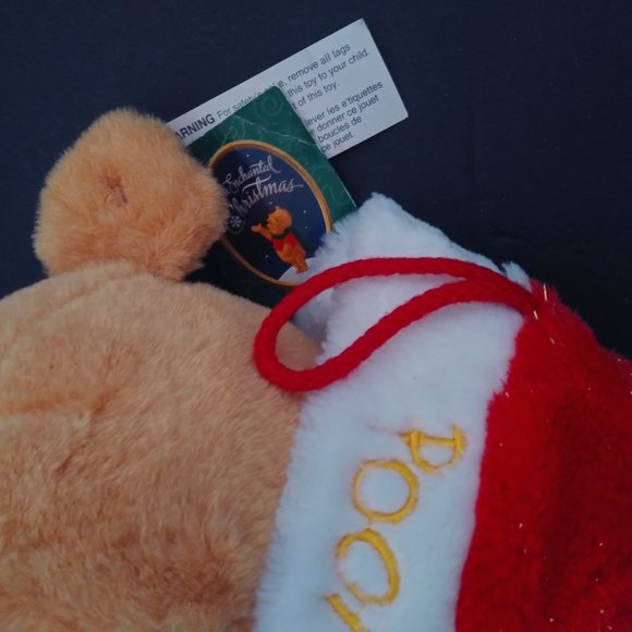 Winnie the Pooh Stocking Gold Sparkles - Picture 7 of 16